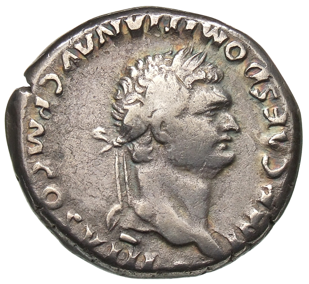 RIC II, Part 1 (second edition) Domitian 841 Domitian obverse, Head of Domitian, laureate, right
