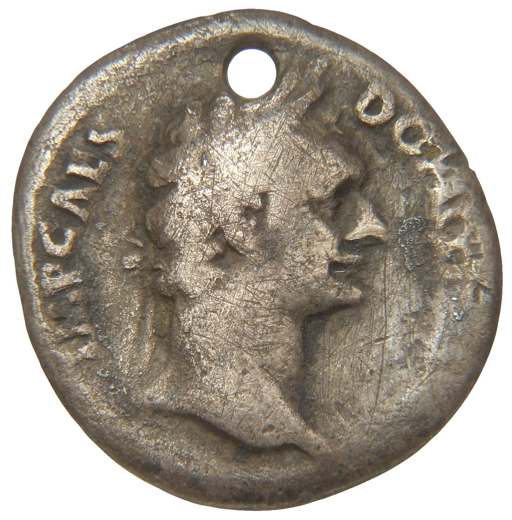 RIC II, Part 1 (second edition) Domitian 852 Domitian obverse, Head of Domitian, laureate, right
