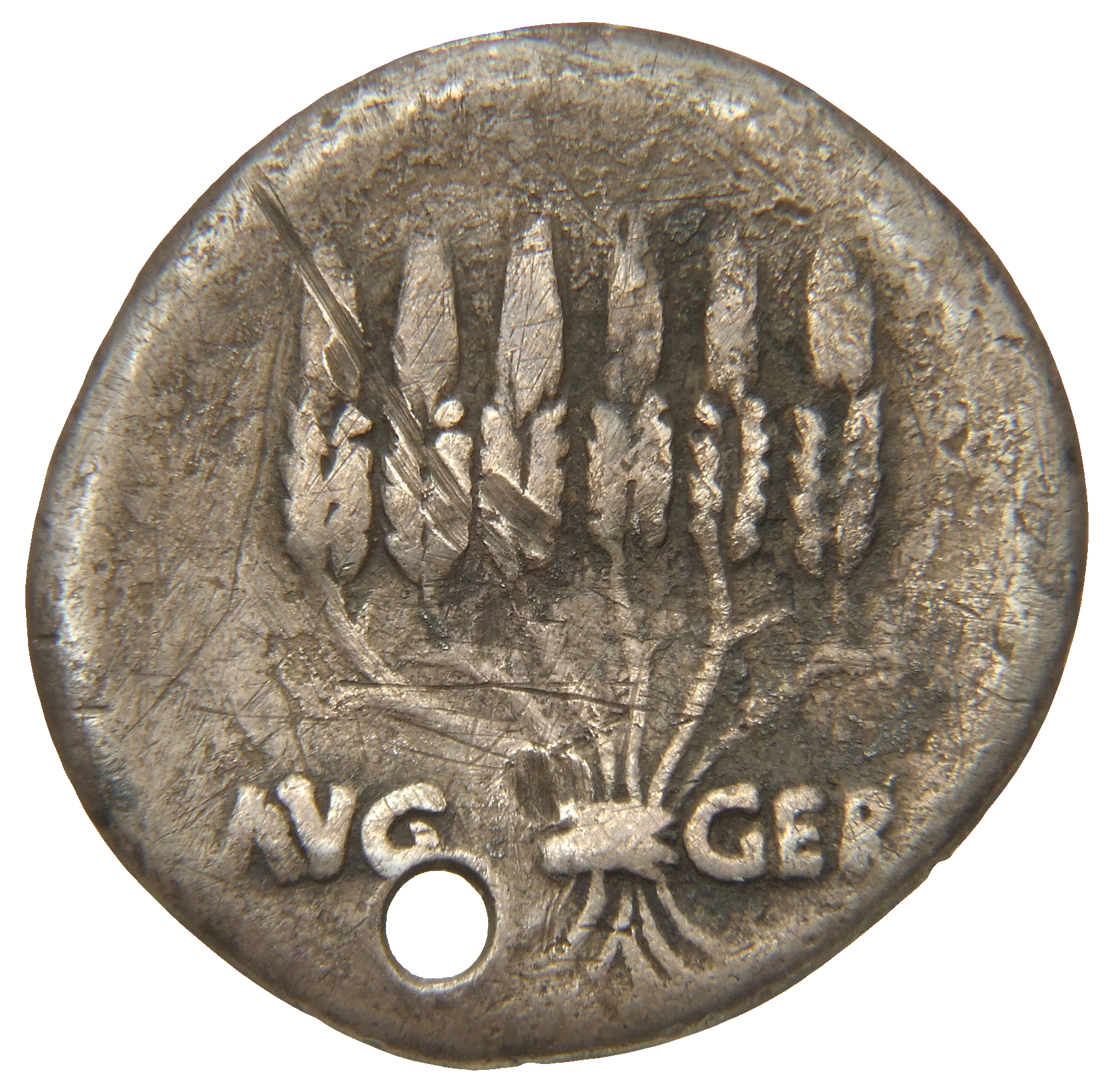 RIC II, Part 1 (second edition) Domitian 852 Domitian reverse, Bundle of corn-ears