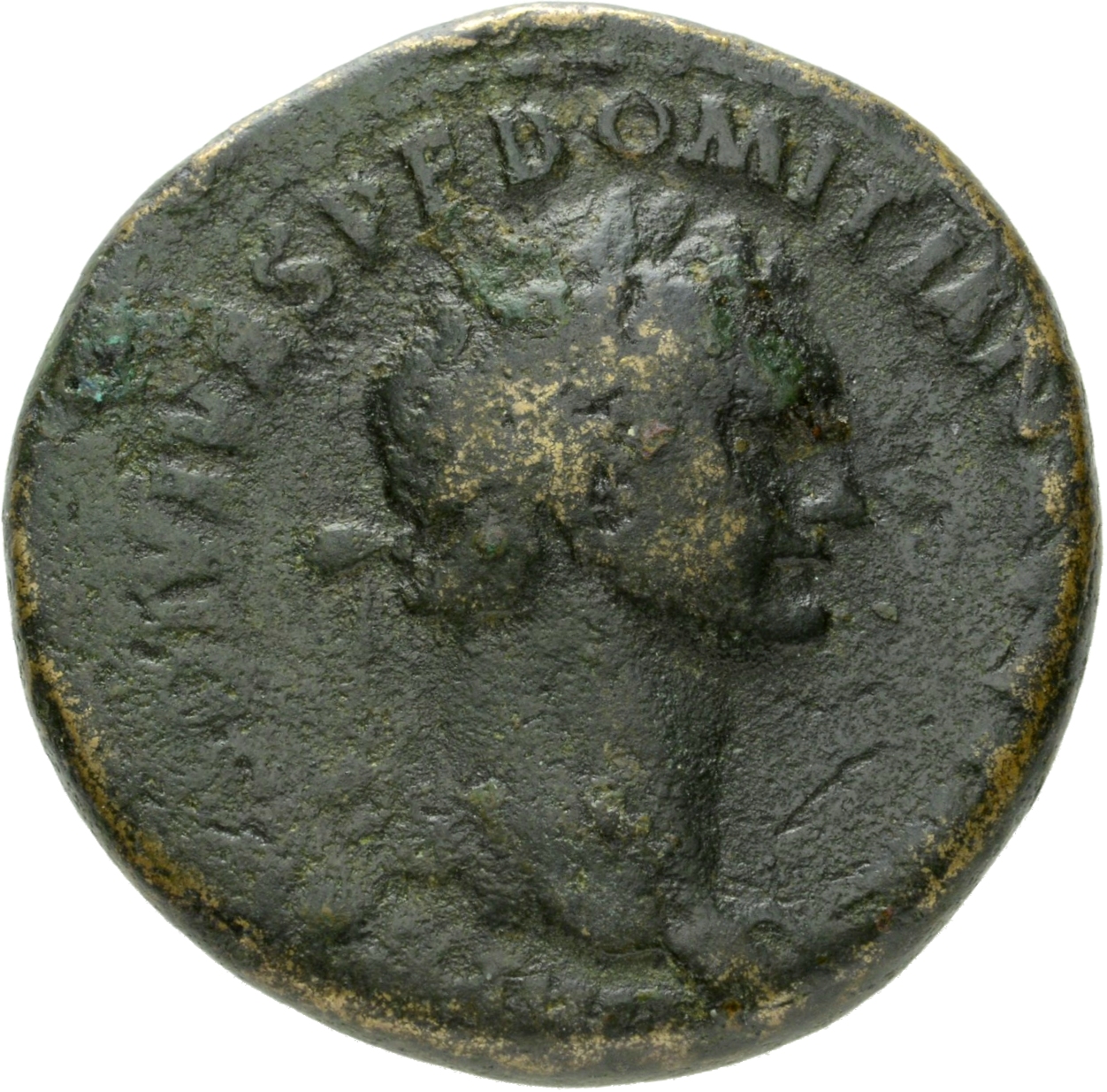 RIC II, Part 1 (second edition) Domitian 87 Domitian obverse, Head of Domitian, laureate, right