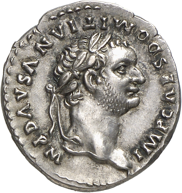RIC II, Part 1 (second edition) Domitian 94 Domitian obverse, Head of Domitian, laureate, right