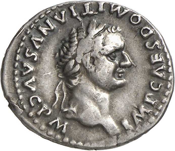 RIC II, Part 1 (second edition) Domitian 96 Domitian obverse, Head of Domitian, laureate, right