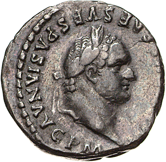 RIC II, Part 1 (second edition) Titus 104 Titus obverse, Head of Titus, laureate, right