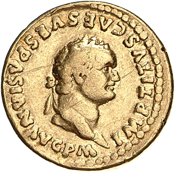 RIC II, Part 1 (second edition) Titus 106 Titus obverse, Head of Titus, laureate, right
