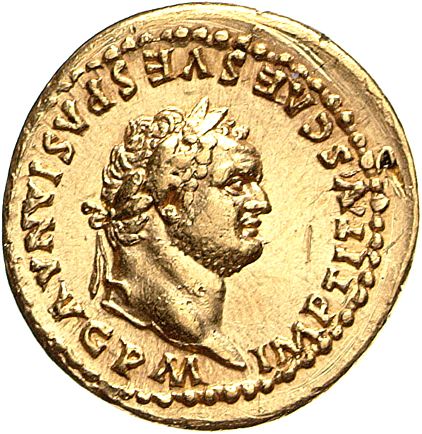 RIC II, Part 1 (second edition) Titus 114 Titus obverse, Head of Titus, laureate, right