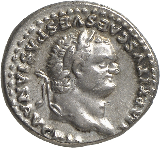 RIC II, Part 1 (second edition) Titus 115 Titus obverse, Head of Titus, laureate, right