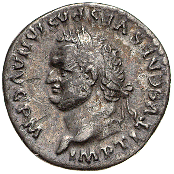 RIC II, Part 1 (second edition) Titus 116 Titus obverse, Head of Titus, laureate, left
