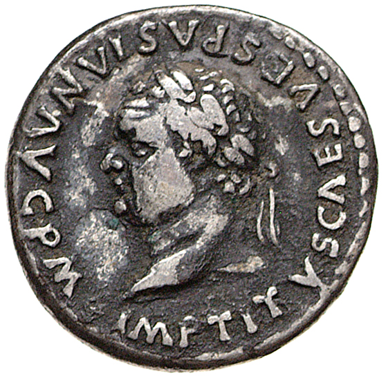RIC II, Part 1 (second edition) Titus 116 Titus obverse — Head of Titus, laureate, left