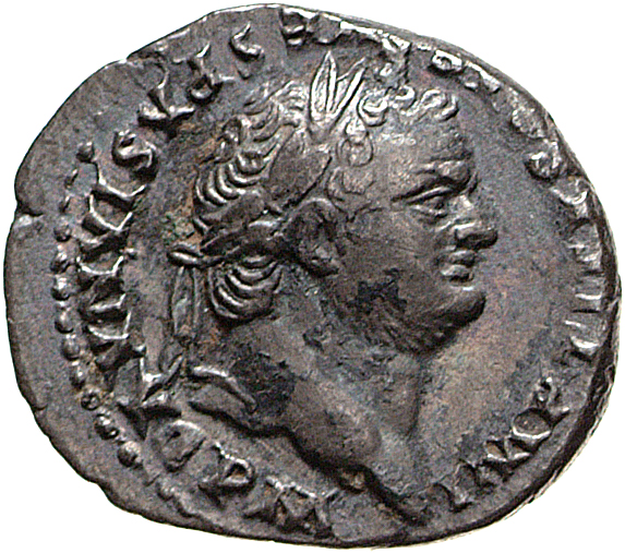 RIC II, Part 1 (second edition) Titus 12 Titus obverse, Head of Titus, laureate, right