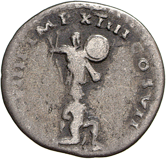 RIC II, Part 1 (second edition) Titus 12 Titus reverse — Male captive kneeling in front of trophy