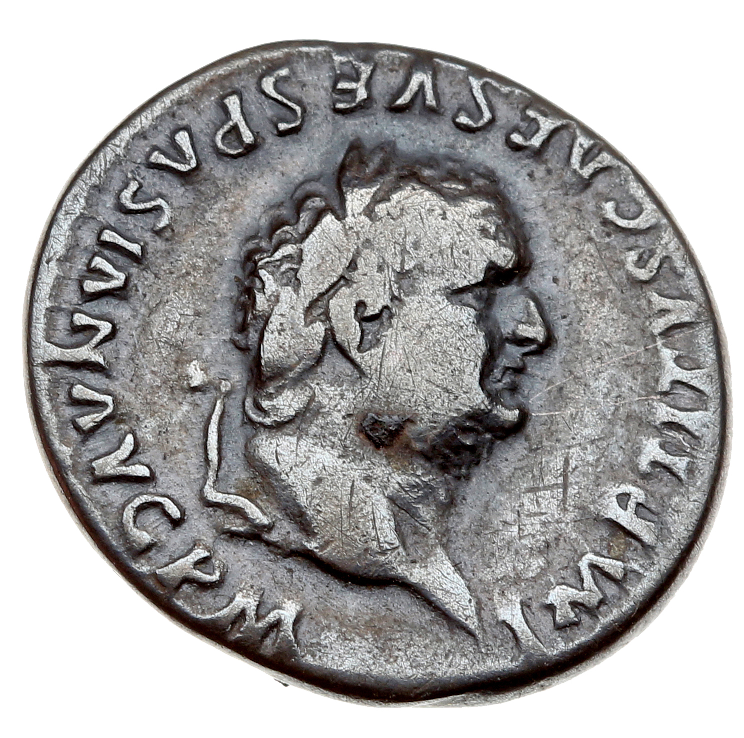 RIC II, Part 1 (second edition) Titus 128 Titus obverse — Head of Titus, laureate, right