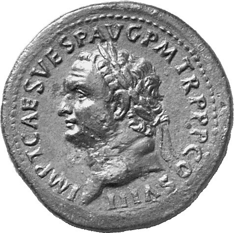 RIC II, Part 1 (second edition) Titus 137 Titus obverse, Head of Titus, laureate, left