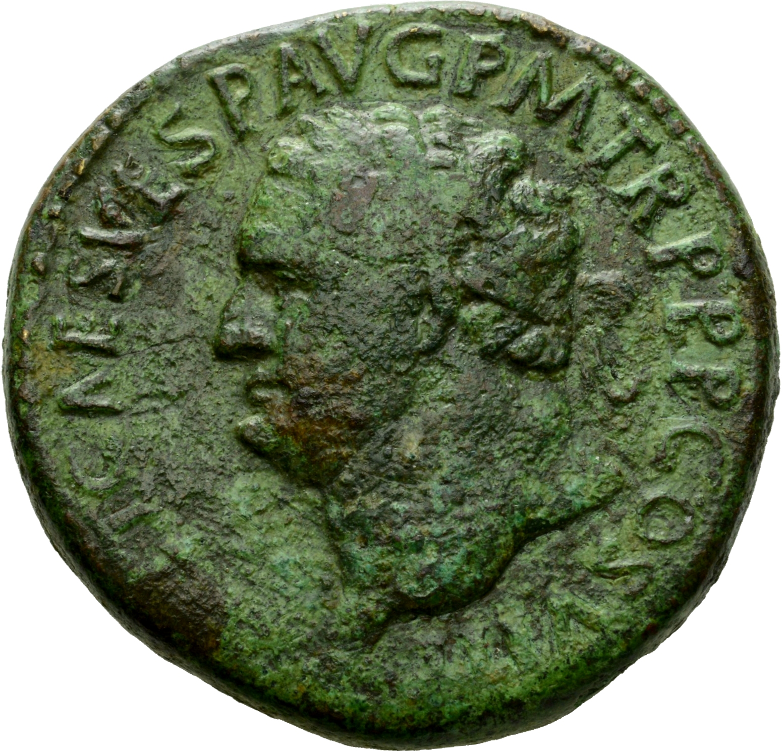 RIC II, Part 1 (second edition) Titus 144 Titus obverse, Head of Titus, laureate, left