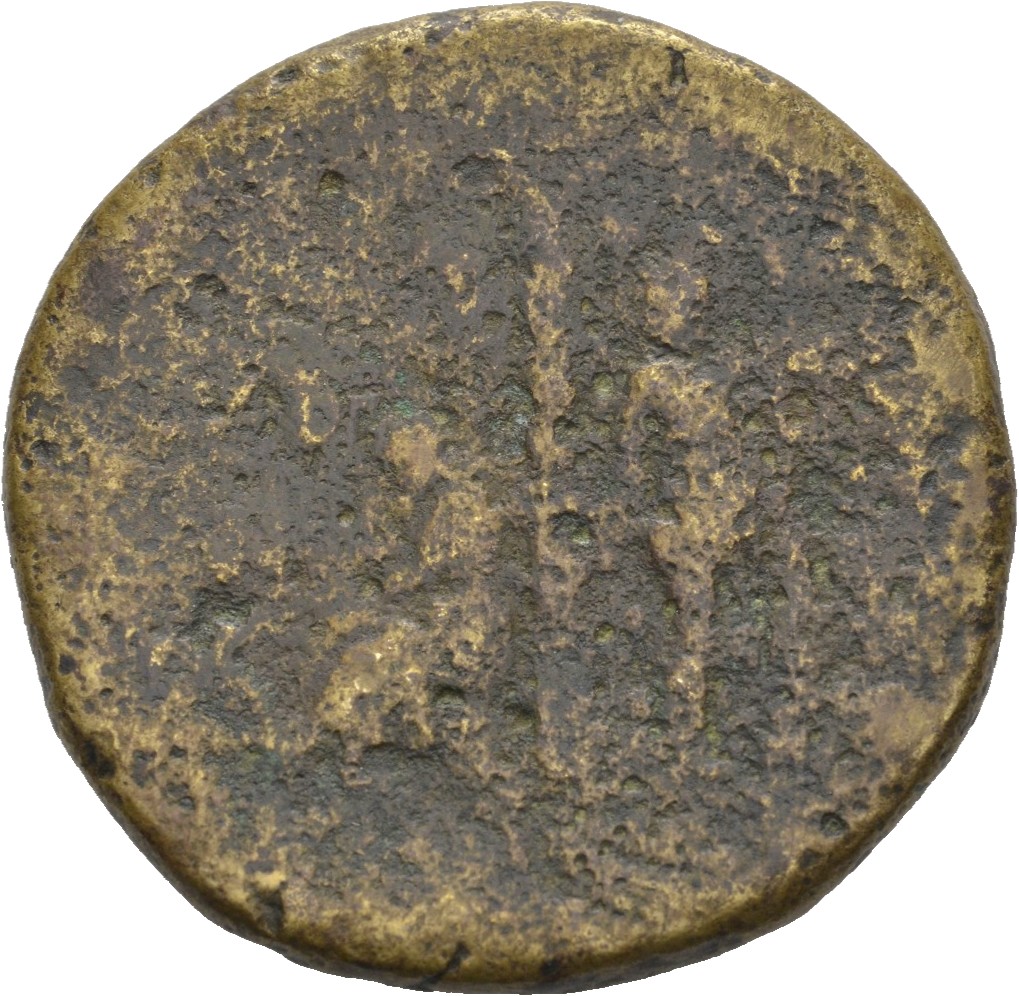 RIC II, Part 1 (second edition) Titus 149 Titus reverse, Captive, looking back, standing to right of palm-tree; Judaea sea...