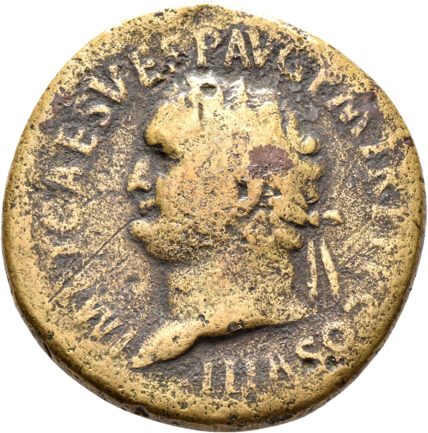 RIC II, Part 1 (second edition) Titus 160 Titus obverse, Head of Titus, laureate, left