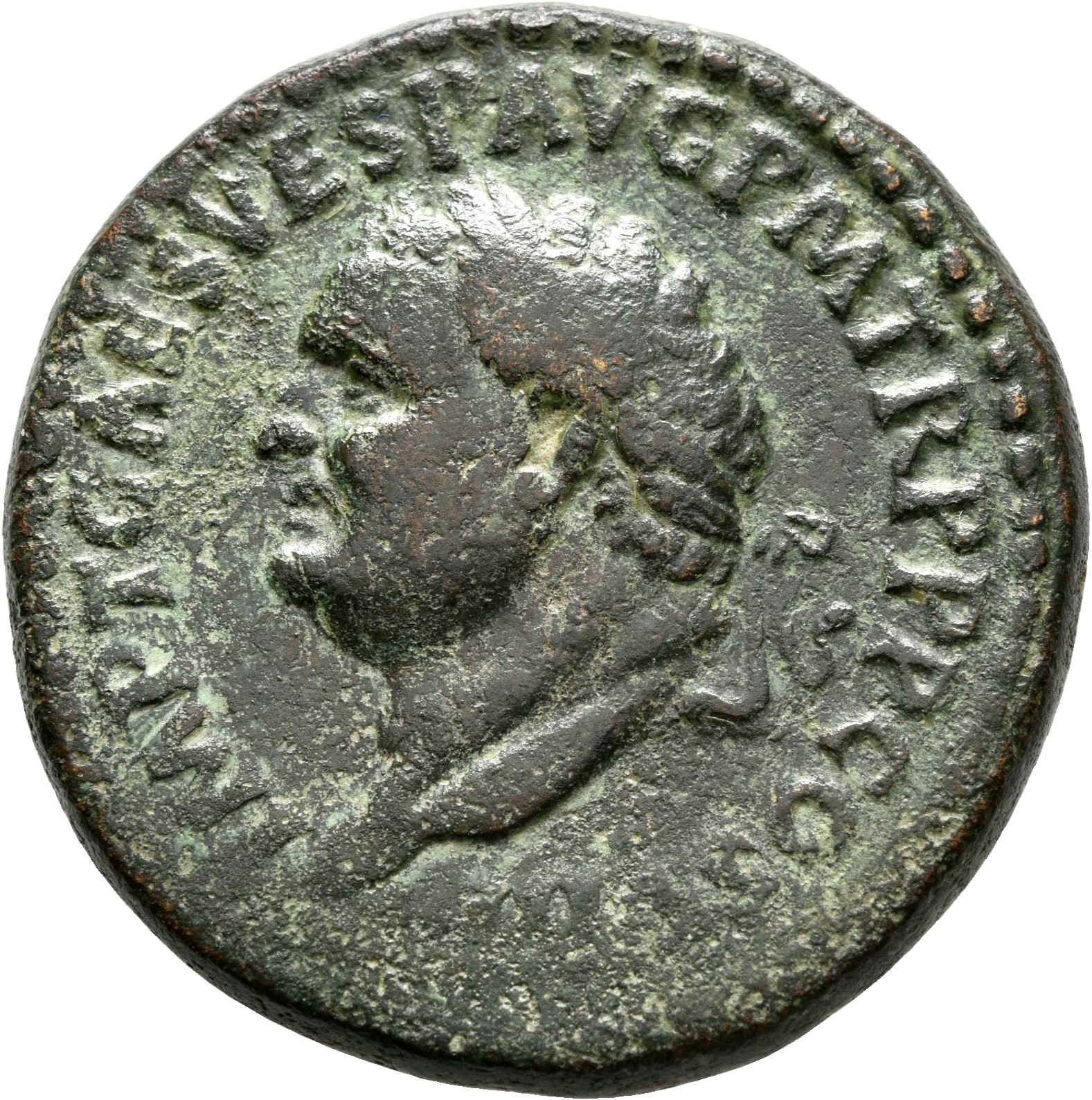 RIC II, Part 1 (second edition) Titus 162 Titus obverse — Head of Titus, laureate, left