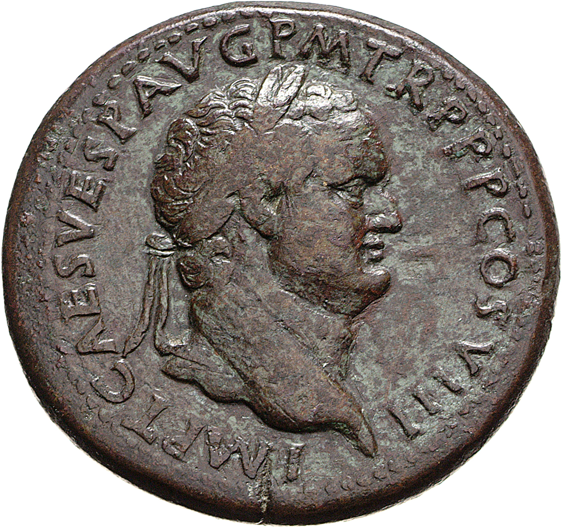 RIC II, Part 1 (second edition) Titus 168 Titus obverse — Head of Titus, laureate, right