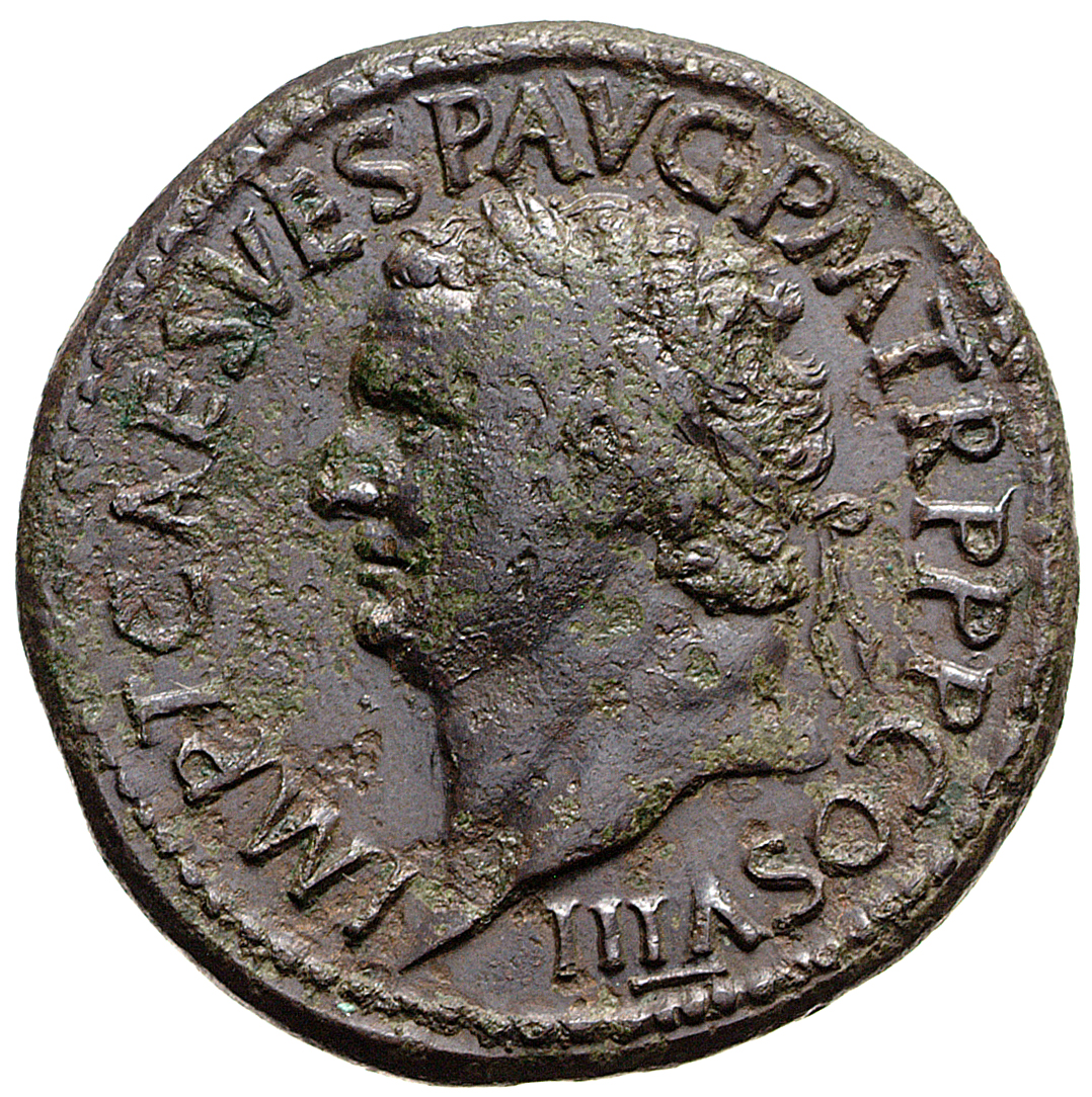 RIC II, Part 1 (second edition) Titus 181 Titus obverse, Head of Titus, laureate, left