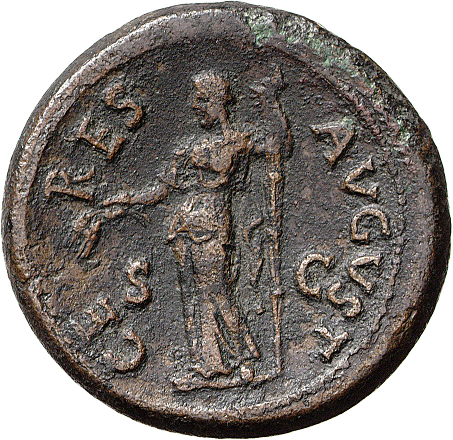 RIC II, Part 1 (second edition) Titus 187 Titus reverse, Ceres standing left, holding corn-ears and torch