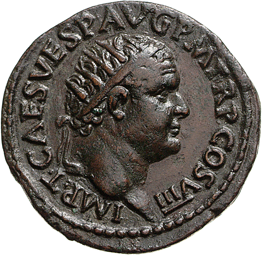 RIC II, Part 1 (second edition) Titus 189 Titus obverse, Head of Titus, radiate, right