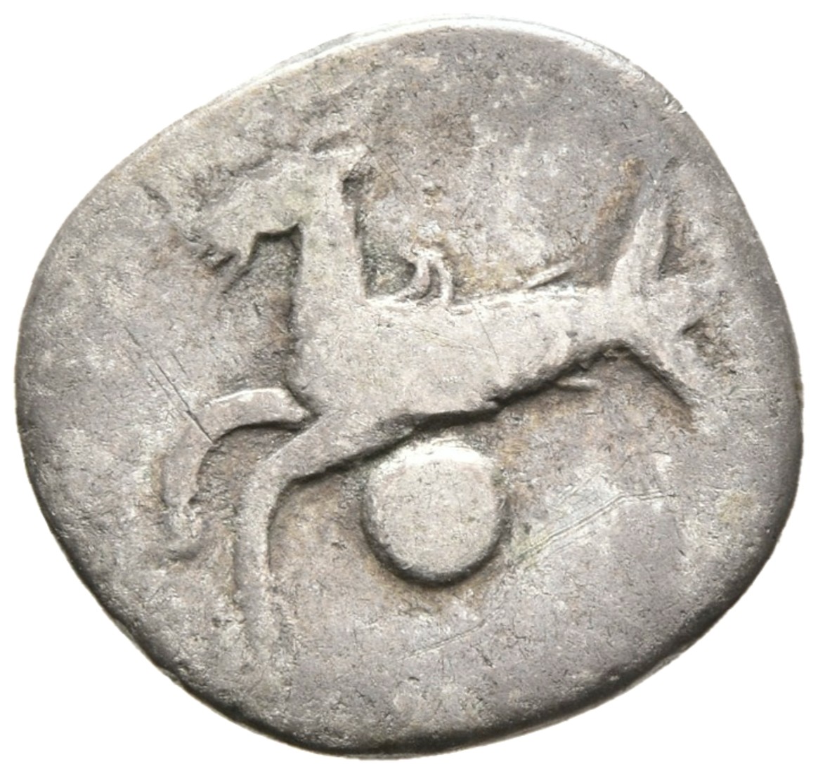 RIC II, Part 1 (second edition) Titus 19 Titus reverse, Capricorn left; below globe