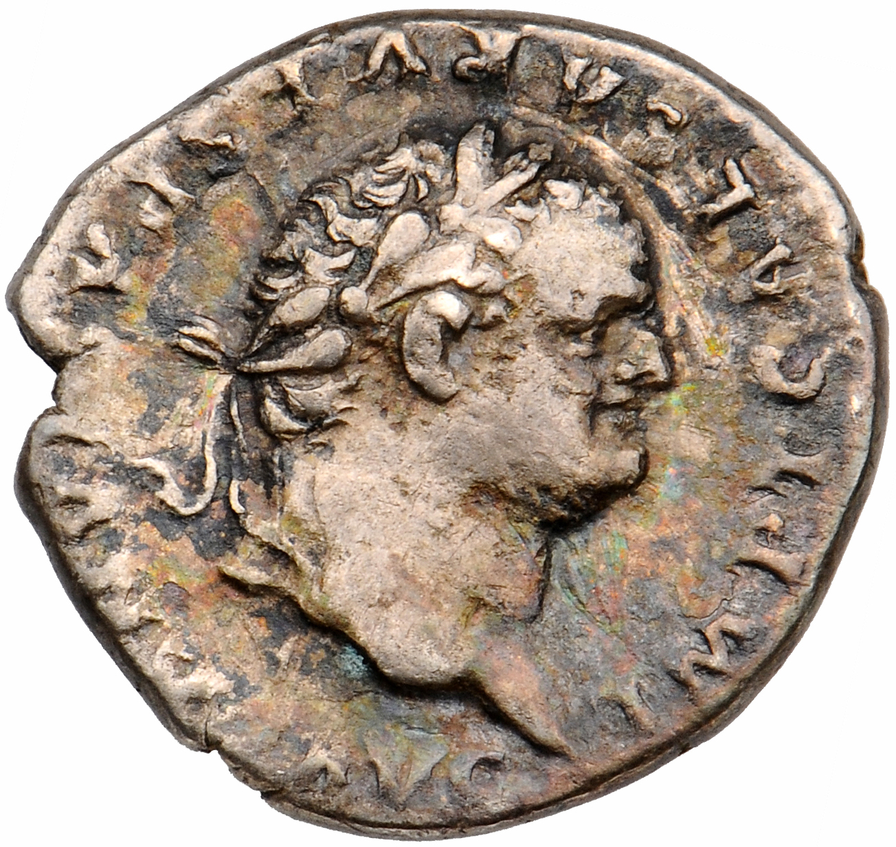 RIC II, Part 1 (second edition) Titus 2 Titus obverse, Head of Titus, laureate, right