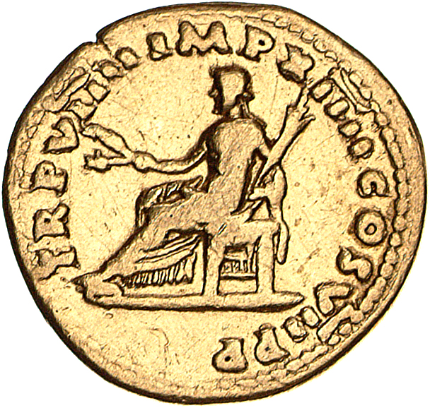 RIC II, Part 1 (second edition) Titus 21 Titus reverse, Ceres seated, left holding corn-ears and poppy in right and torch ...