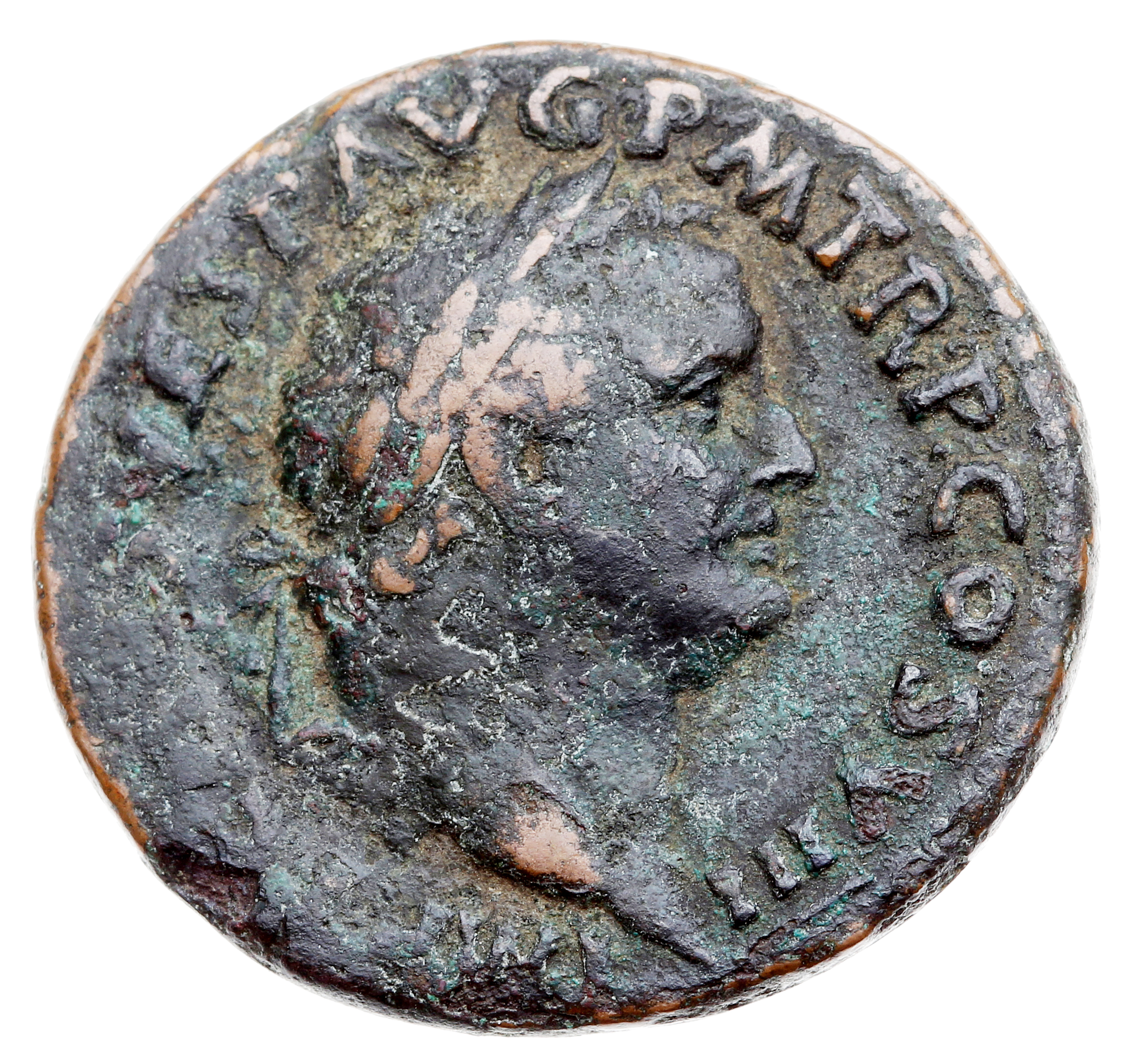 RIC II, Part 1 (second edition) Titus 214 Titus obverse, Head of Titus, laureate, right
