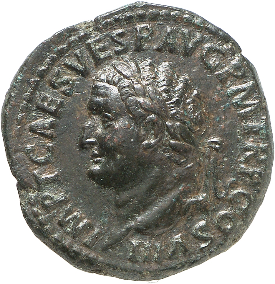 RIC II, Part 1 (second edition) Titus 218 Titus obverse, Head of Titus, laureate, left