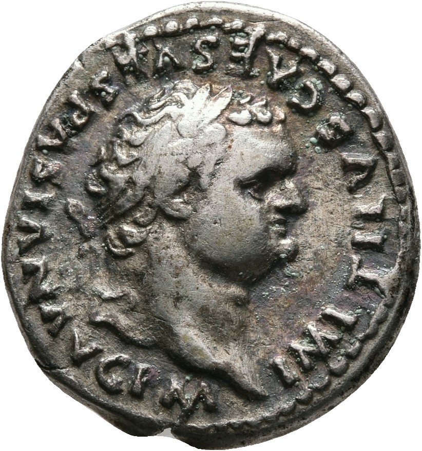 RIC II, Part 1 (second edition) Titus 22 Titus obverse, Head of Titus, laureate, right
