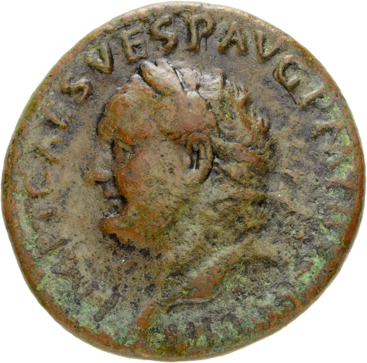 RIC II, Part 1 (second edition) Titus 228 Titus obverse, Head of Titus, laureate, left