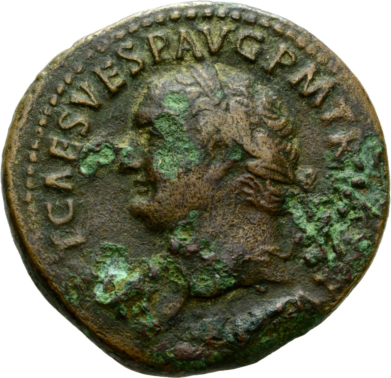 RIC II, Part 1 (second edition) Titus 230 Titus obverse, Head of Titus, laureate, left