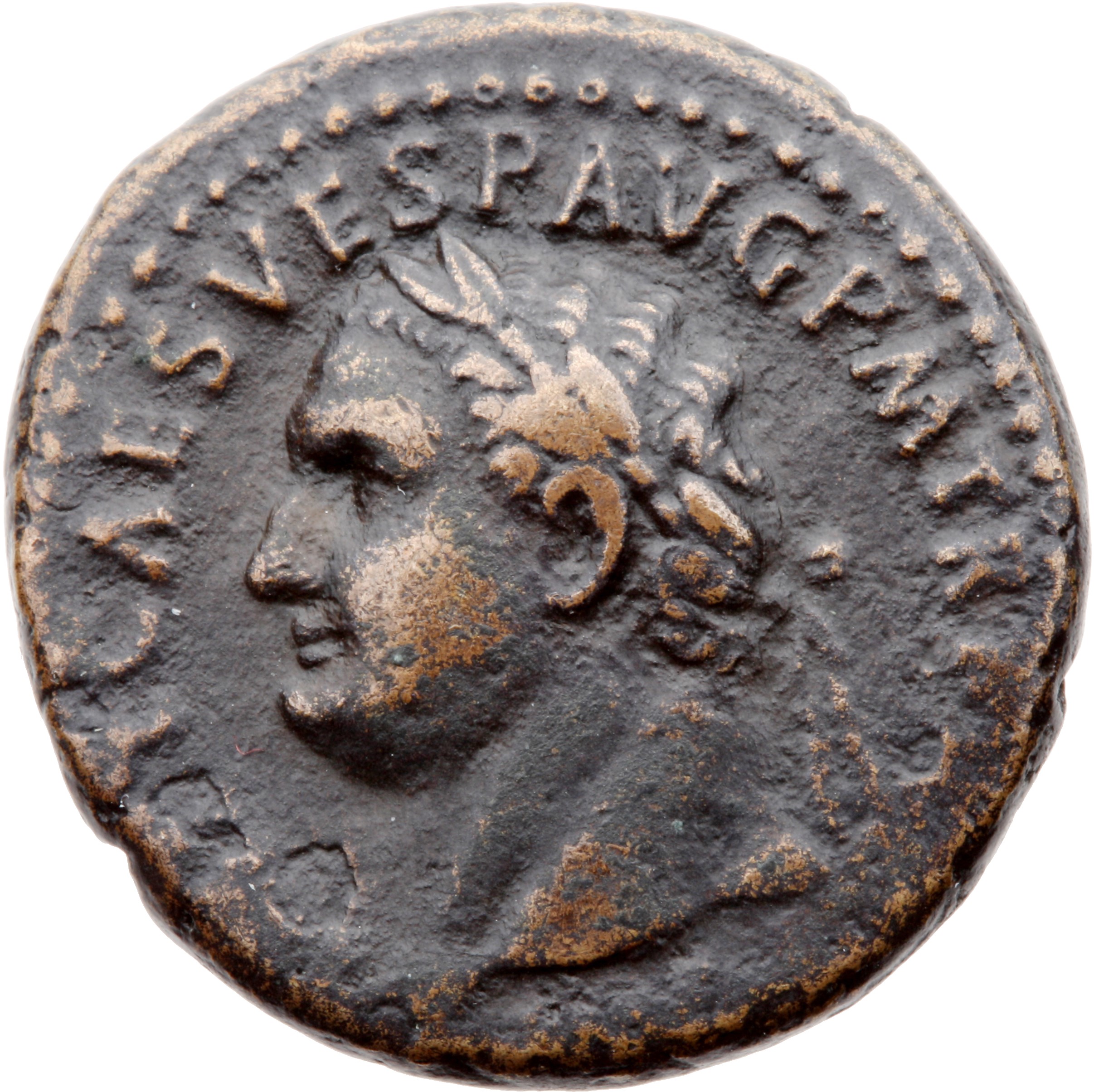 RIC II, Part 1 (second edition) Titus 238 Titus obverse, Head of Titus, laureate, left