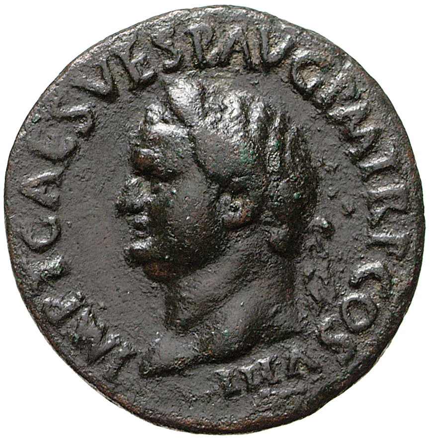 RIC II, Part 1 (second edition) Titus 249 Titus obverse, Head of Titus, laureate, left