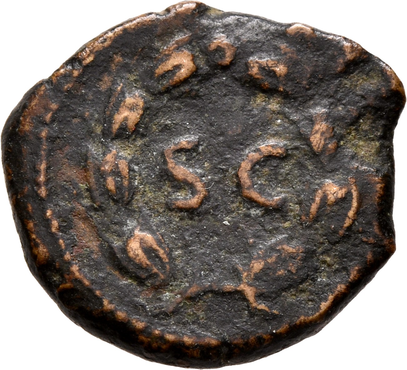 RIC II, Part 1 (second edition) Titus 255 Titus reverse, Legend in laurel wreath