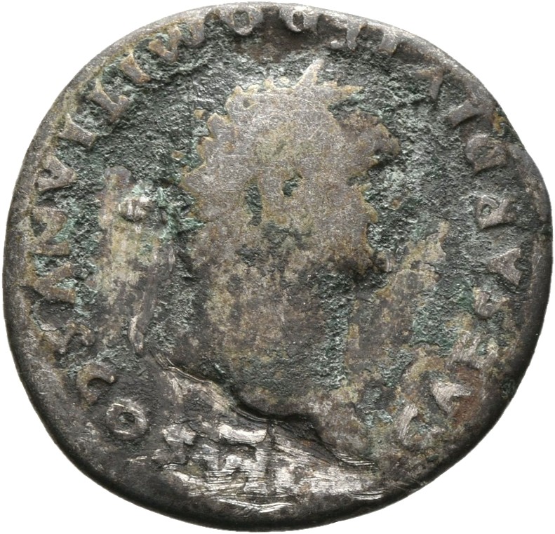 RIC II, Part 1 (second edition) Titus 267 Titus obverse, Head of Domitian, laureate, right