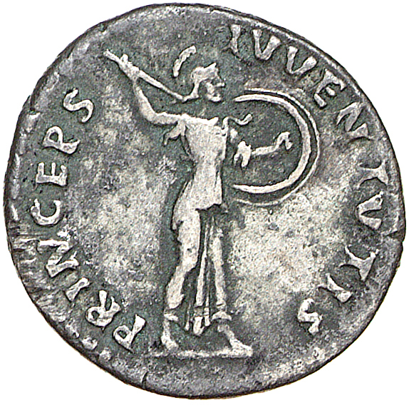 RIC II, Part 1 (second edition) Titus 268 Titus reverse, Minerva standing right, holding spear and shield