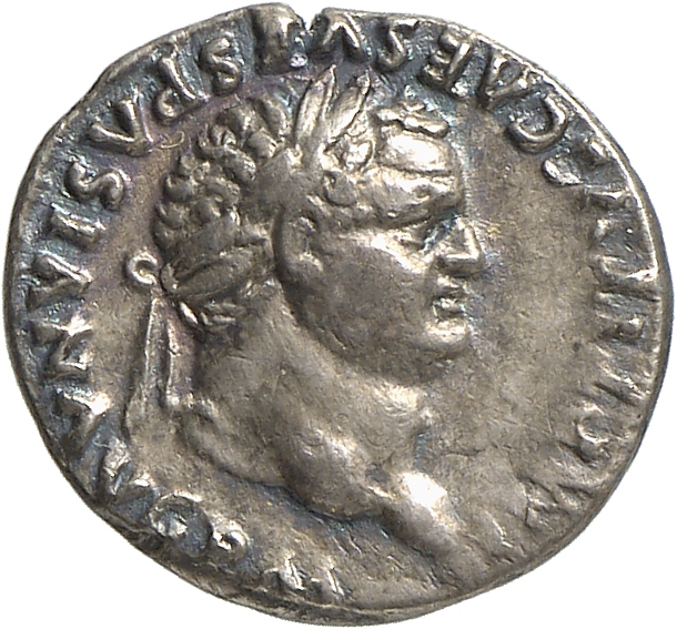 RIC II, Part 1 (second edition) Titus 28 Titus obverse, Head of Titus, laureate, right