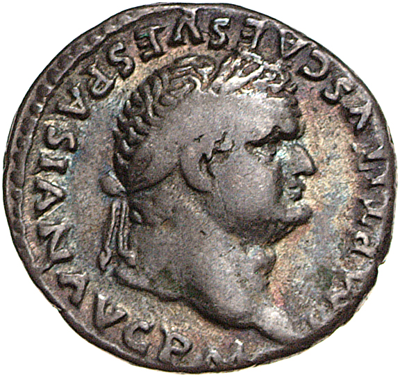 RIC II, Part 1 (second edition) Titus 30 Titus obverse, Head of Titus, laureate, right