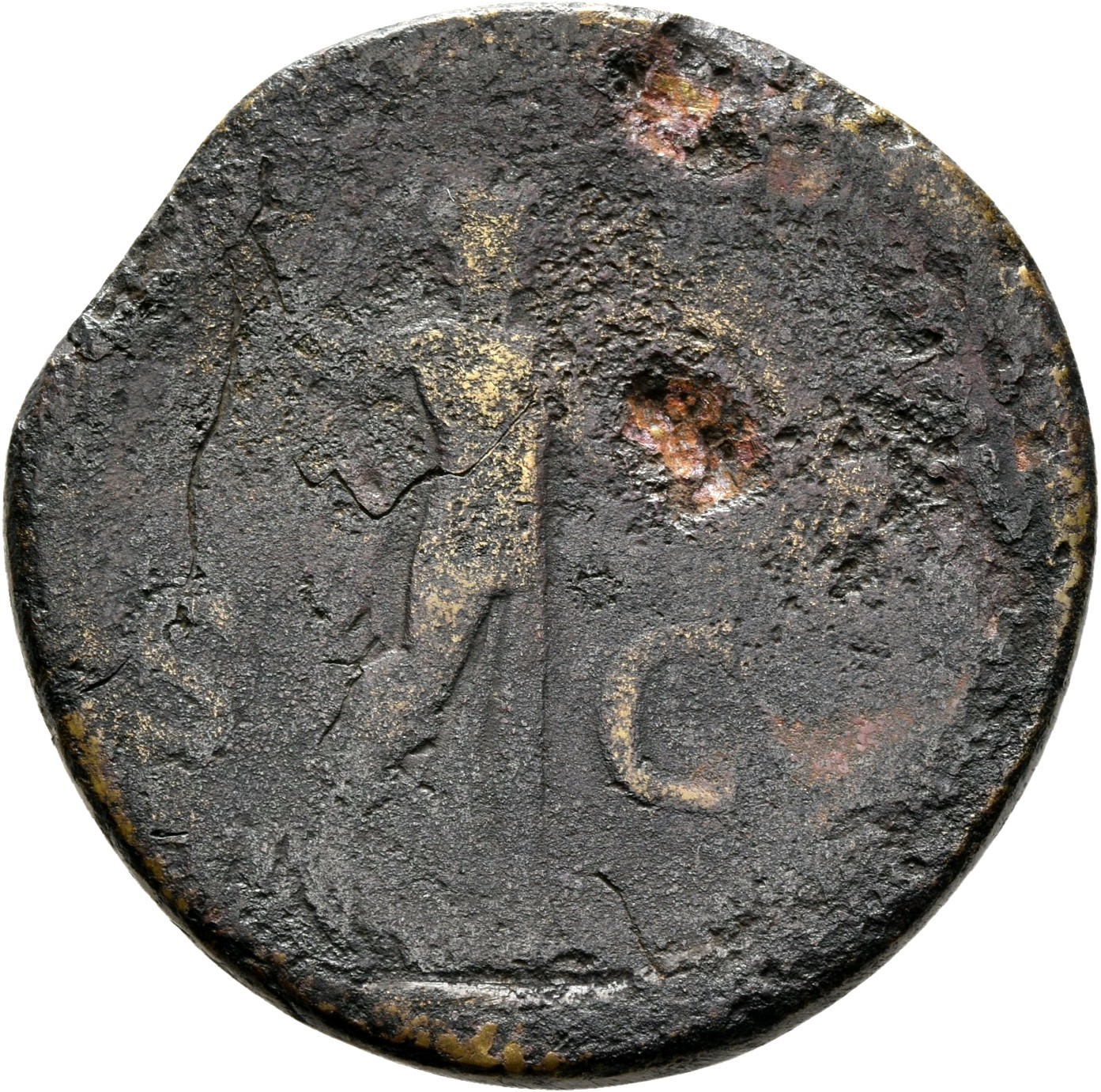 RIC II, Part 1 (second edition) Titus 331 Titus reverse, Minerva advancing right, holding spear and shield