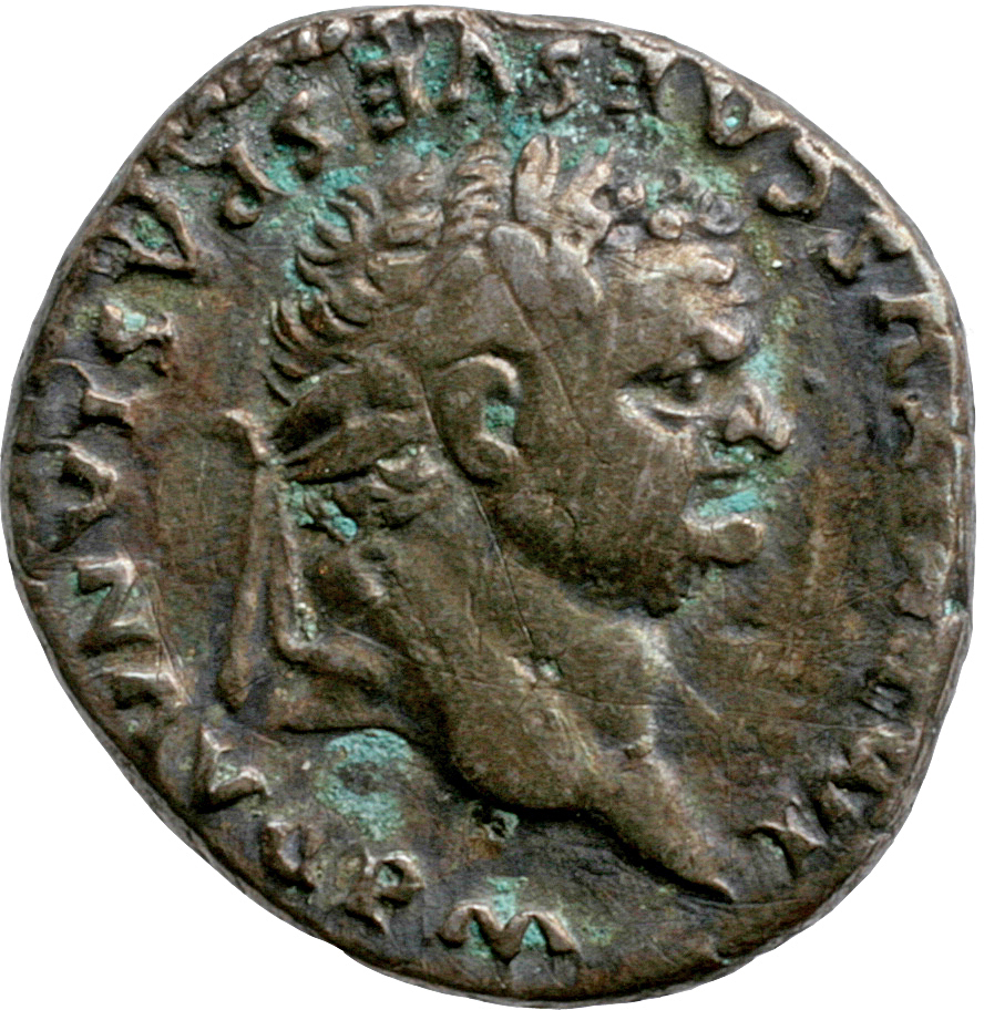 RIC II, Part 1 (second edition) Titus 37 Titus obverse, Head of Titus, laureate, right