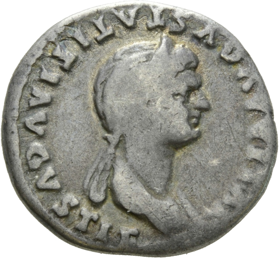 RIC II, Part 1 (second edition) Titus 388 Titus obverse, Bust of Julia Titi, draped and diademed, right; hair in long plait