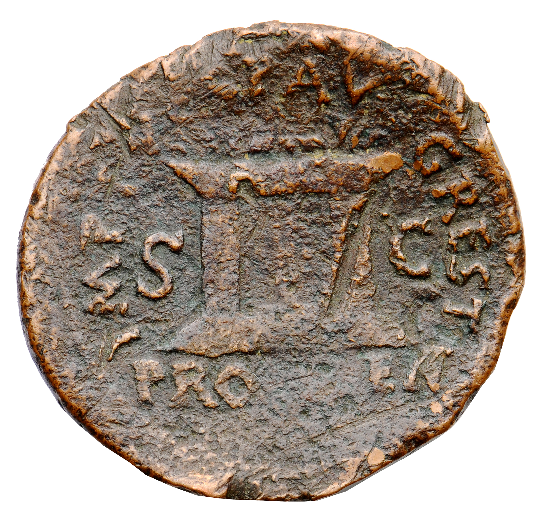 RIC II, Part 1 (second edition) Titus 454 Titus reverse, Altar