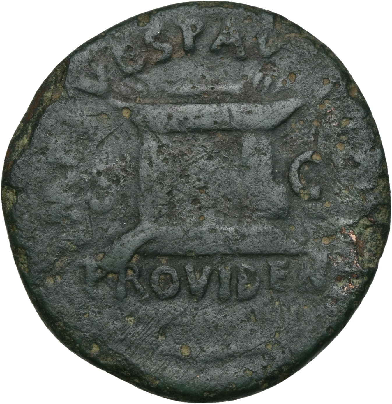 RIC II, Part 1 (second edition) Titus 454 Titus reverse, Altar