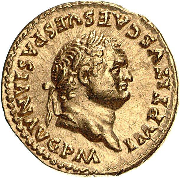 RIC II, Part 1 (second edition) Titus 48 Titus obverse, Head of Titus, laureate, right