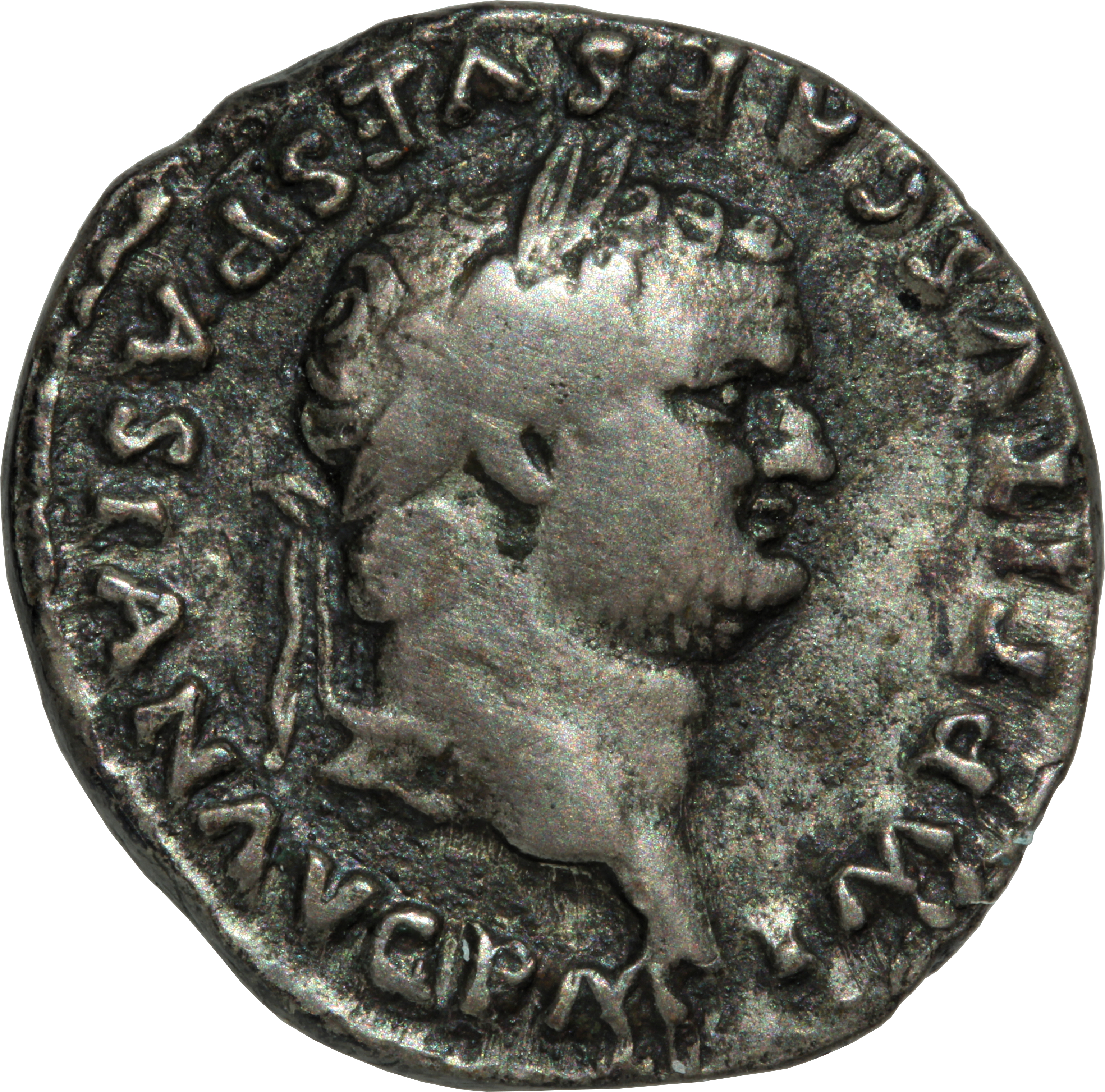RIC II, Part 1 (second edition) Titus 53 Titus obverse, Head of Titus, laureate, right