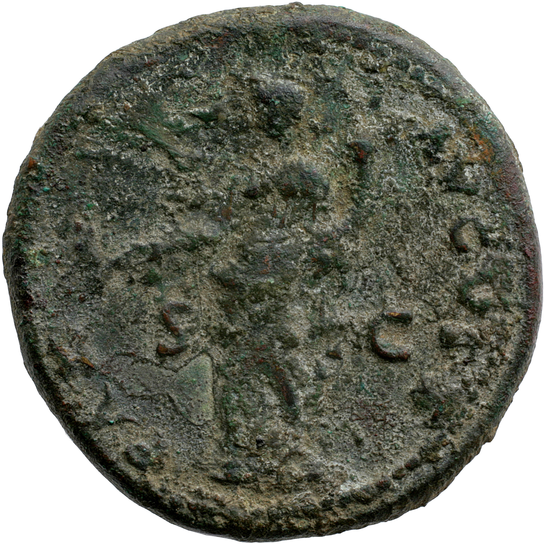 RIC II, Part 1 (second edition) Titus 62 Titus reverse, Pax standing left, holding branch and cornucopiae