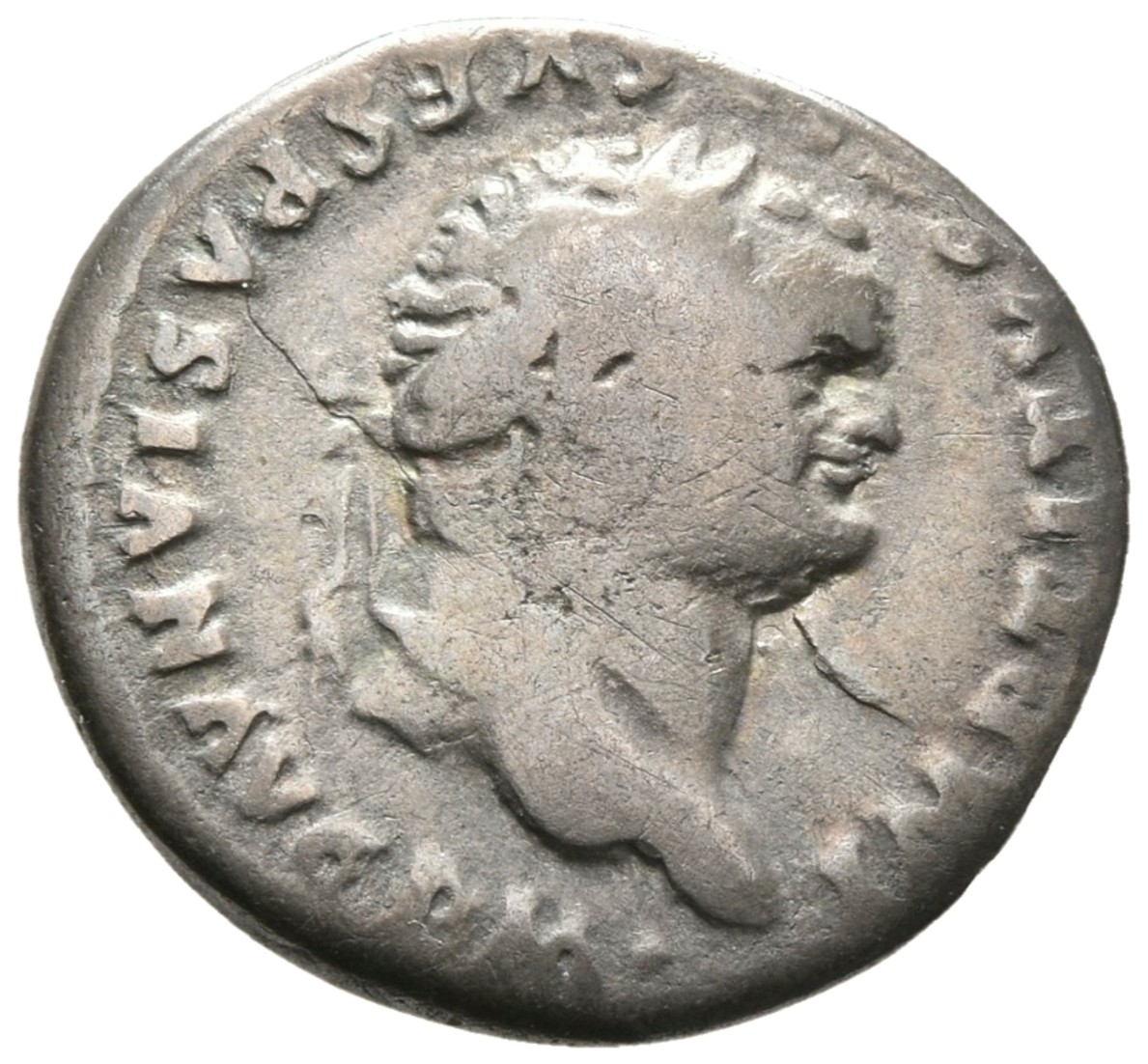 RIC II, Part 1 (second edition) Titus 89 Titus obverse, Head of Titus, laureate, right