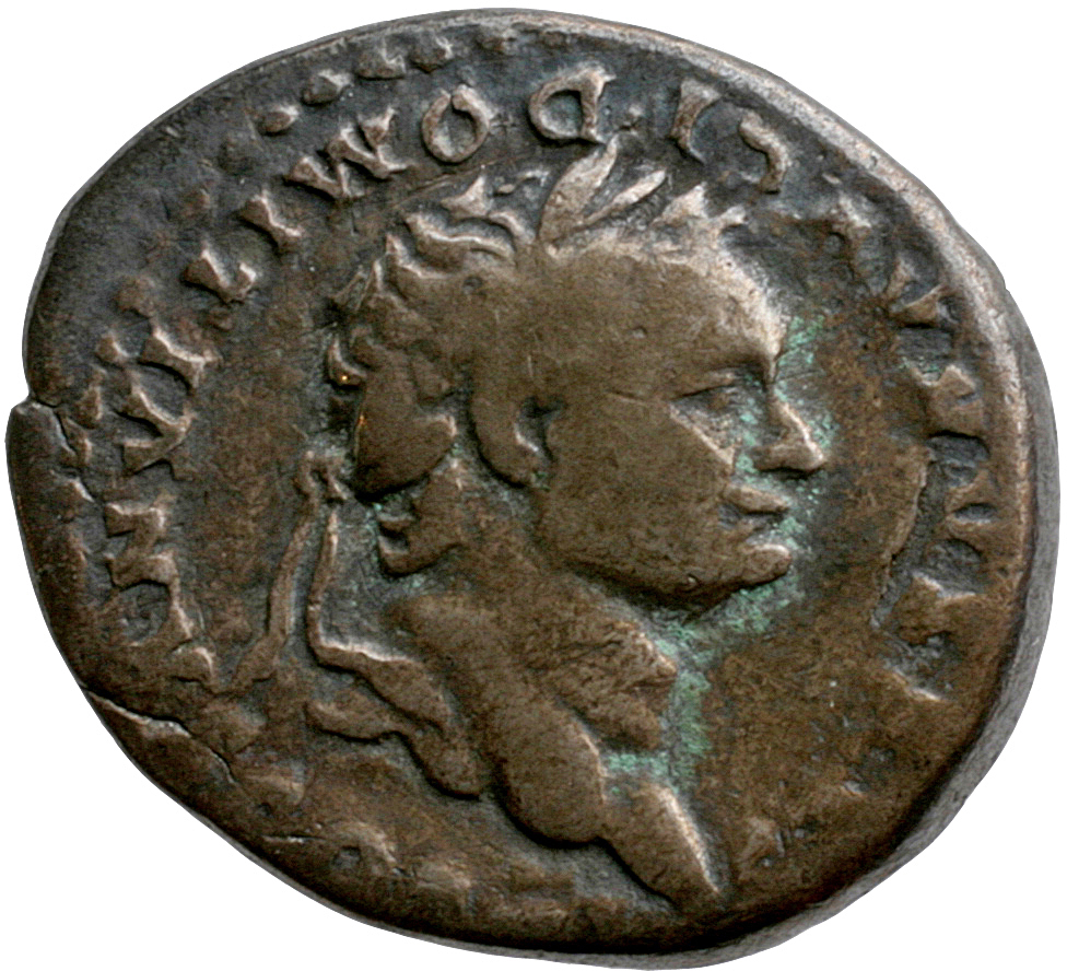 RIC II, Part 1 (second edition) Titus 97 Titus obverse, Head of Domitian, laureate, right