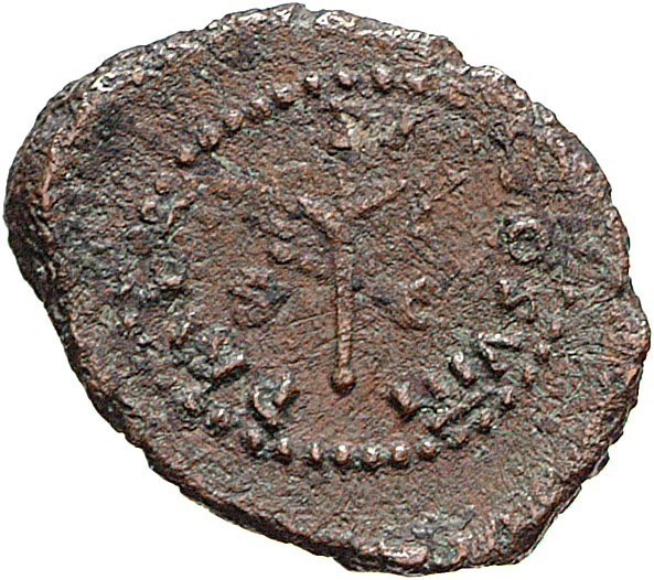 RIC II, Part 1 (second edition) Vespasian 1015 Vespasian reverse, Winged caduceus upright